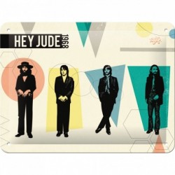Placa metalica - Beatles - Hey Jude - 15x20 cm